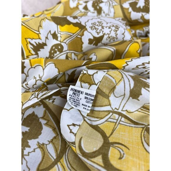 Vintage Martex Luxor Mod 70s Twin Flat Sheet - Picture 7 of 7